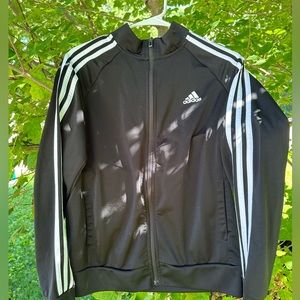 Adidas black track jacket